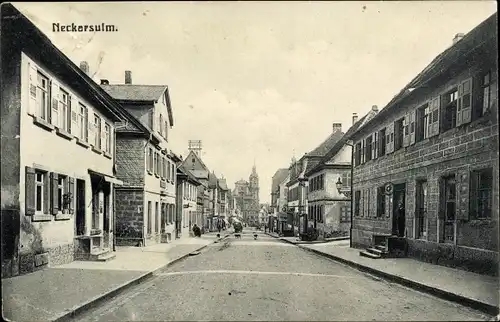 Ak Neckarsulm in Württemberg, Straßenpartie