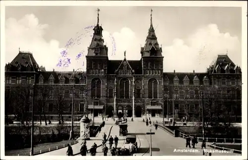 Ak Amsterdam Nordholland Niederlande, Rijksmuseum