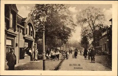 Ak Bussum Nordholland Niederlande, Brinklaan