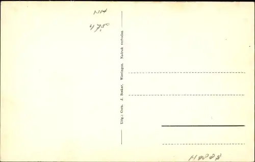 Ak Hyppolitushoef Hippolytushoef Wieringen Nordholland Niederlande, Elftstraat