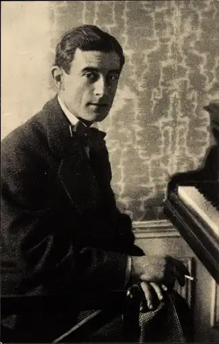 Ak Komponist Maurice Ravel, Portrait