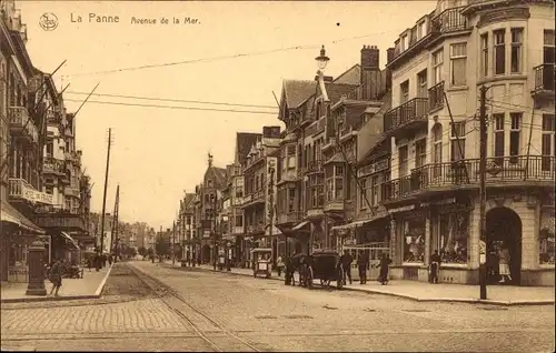 Ak La Panne De Panne Westflandern, Avenue de la Mer