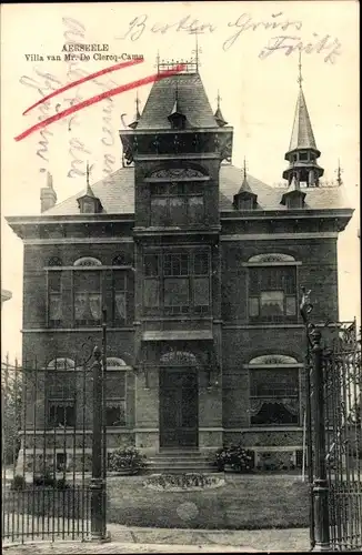 Ak Aerseele Westflandern, Villa van Herr Clercq-Camn