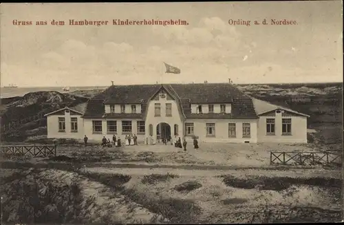 Ak Nordseebad Sankt Peter Ording, Hamburger Kindererholungsheim