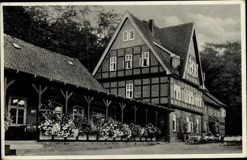 Ak Nienburg an der Weser, Waldgaststätte Oyler Berg