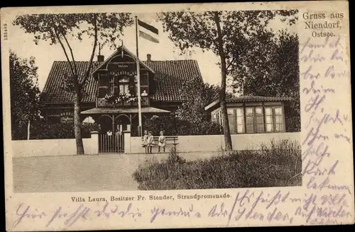 Ak Ostseebad Niendorf Timmendorfer Strand, Strandpromenade, Villa Laura