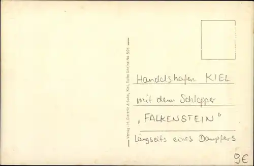 Ak Kiel in Schleswig Holstein, Getreidespeicher am Handelshafen