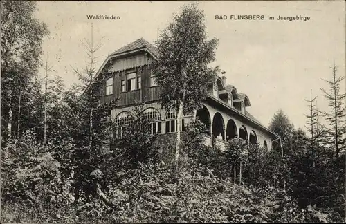 Ak Świeradów Zdrój Bad Flinsberg Schlesien, Waldfrieden