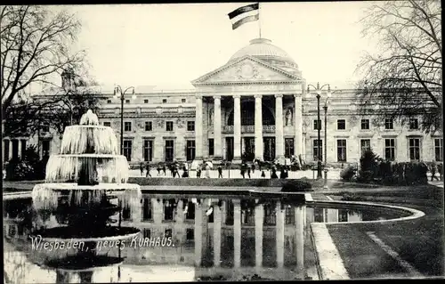 Ak Wiesbaden in Hessen, Neues Kurhaus