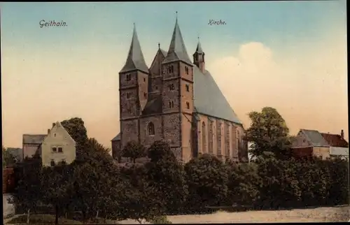 Ak Geithain in Sachsen, Kirche