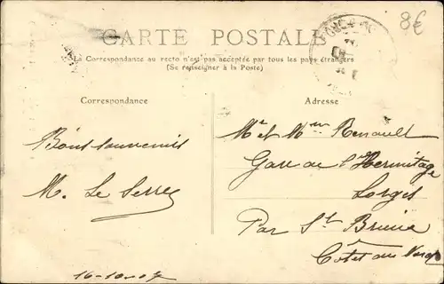 Ak Paris XIX Buttes Chaumont, Felsen, Kinder