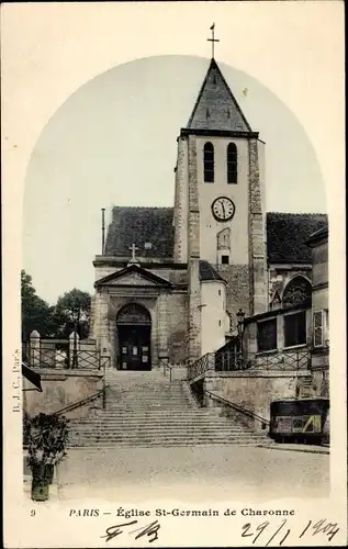 Ak Paris XX, Kirche St-Germain de Charonne