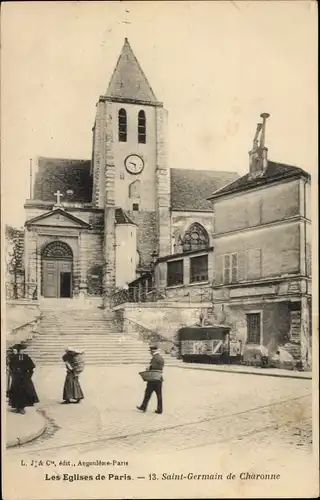 Ak Paris XX, Kirche St-Germain de Charonne