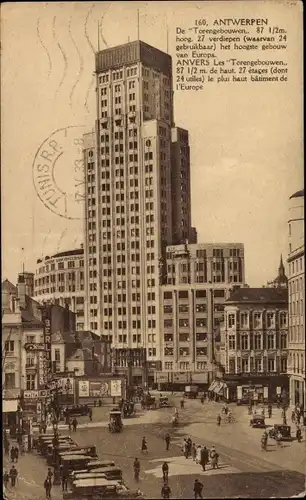 Ak Anvers Antwerpen Flandern, Die Turmgebäude