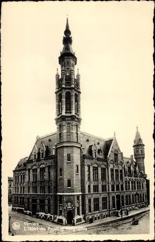 Ak Verviers Wallonien Lüttich, L’Hotel des Postes et Telegraphes