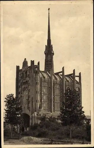 Ak Elisabethville Yvelines, Kirche, Fassade