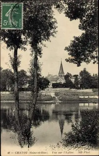 Ak Chatou Yvelines, Kirche