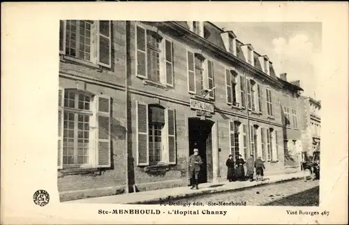 Ak Sainte Menehould Marne, L'Hôpital Chanzy