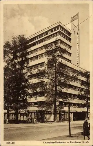 Ak Berlin Schöneberg, Kathreiner Hochhaus, Potsdamer Straße