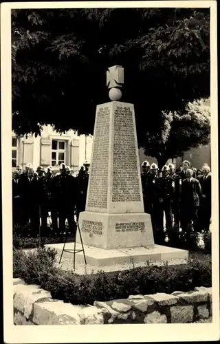 Foto Ak Polsingen in Mittelfranken, Denkmal, Gröger