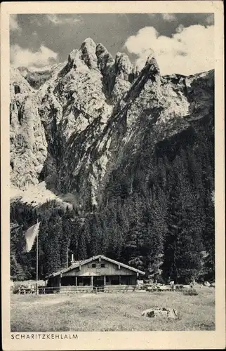 Ak Berchtesgaden in Oberbayern, Scharitzkehlalm, Hoher Göll