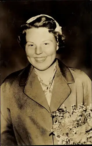 Ak Prinzessin Beatrix der Niederlande, Portrait, Jahr 1957