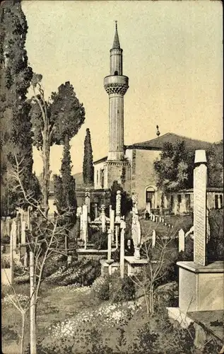 Ak Saloniki Thessaloniki Griechenland, Friedhof