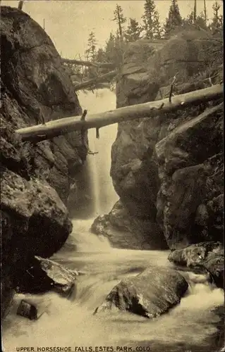 Ak Estes Park Road Colorado USA, Upper Horseshoe Falls