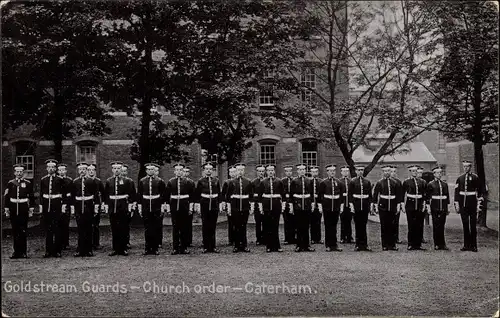 Ak Caterham Surrey England, Goldstream Guards, Kirchenorden