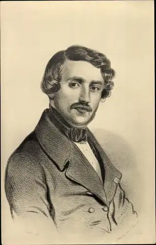 Ak Komponist Gaetano Donizetti, Portrait