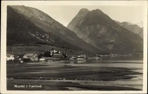 Ak Mundal Fjærland Norwegen, Panorama