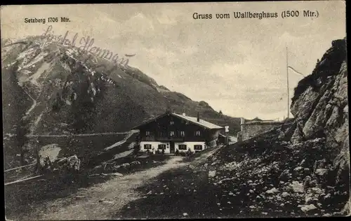 Ak Rottach Egern in Oberbayern, Wallberg, Wallberghaus, Setzberg