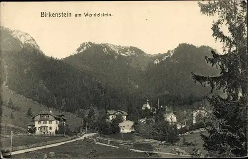 Ak Birkenstein Fischbachau in Oberbayern, Wendelstein, Ortsansicht