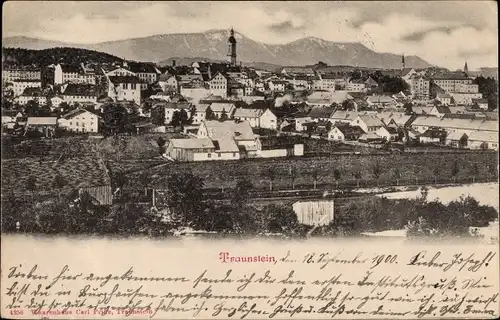 Ak Traunstein in Oberbayern, Gesamtansicht