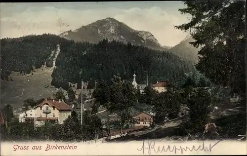 Ak Birkenstein Fischbachau in Oberbayern, Panorama