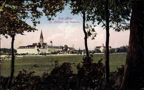 Ak Sankt Ottilien Eresing in Oberbayern, Erzabtei Sankt Ottilien, von Südosten