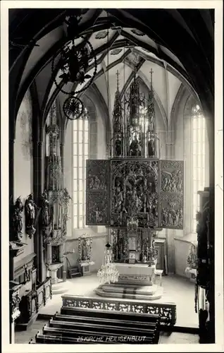 Ak Heiligenblut Kärnten, Inneres der Kirche, Altar