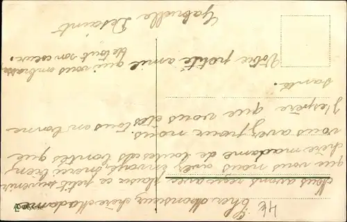 Präge Ak Veilchen in der Blumenvase, Kitsch