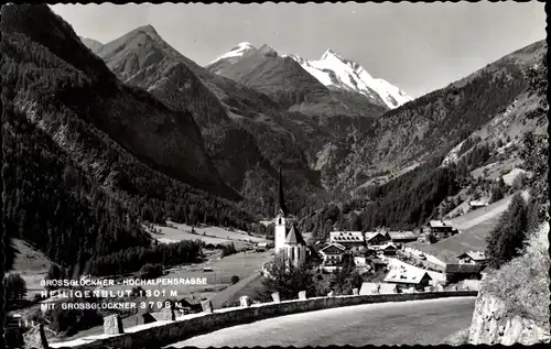 Ak Heiligenblut am Großglockner in Kärnten, Hochalpenstraße, Großglockner