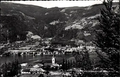 Ak Bodensdorf Steindorf am Ossiacher See Kärnten, Gesamtansicht, Ossiach