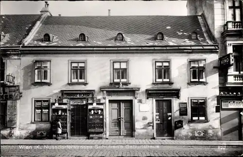 Ak Wien 9 Alsergrund Österreich, Nussdorferstraße, Schuberts Geburtshaus