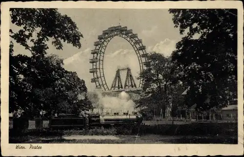 Ak Wien 2 Leopoldstadt, Prater, Riesenrad