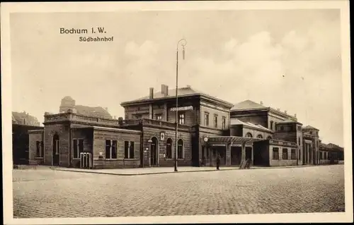 Ak Bochum im Ruhrgebiet, Südbahnhof