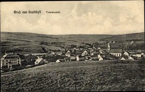 Ak Stadtkyll in der Eifel, Gesamtansicht