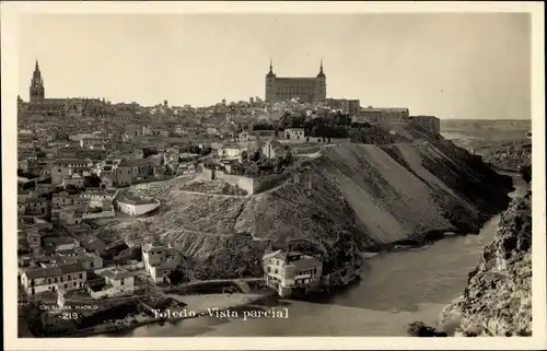 Ak Toledo Kastilien La Mancha Spanien, Teilansicht