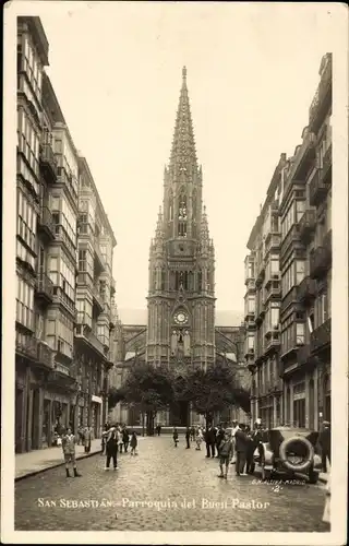 Ak Donostia San Sebastian Baskenland, Parroquia del Buen Pastor