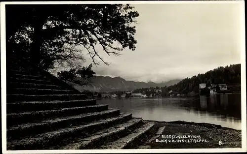 Ak Bled Veldes Slowenien, Inseltreppe