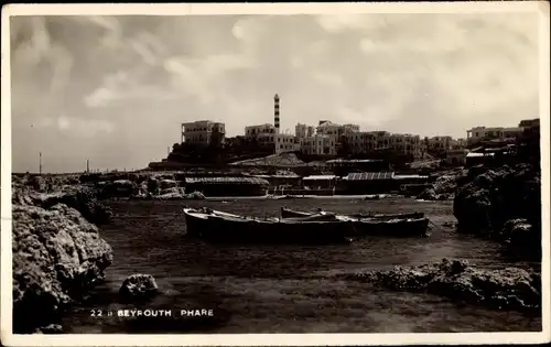 Foto Ak Beirut Beyrouth Libanon, Phare