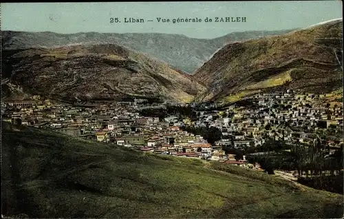 Ak Zahlé Libanon, Gesamtansicht