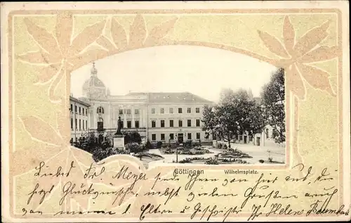 Passepartout Ak Göttingen in Niedersachsen, Wilhelmsplatz